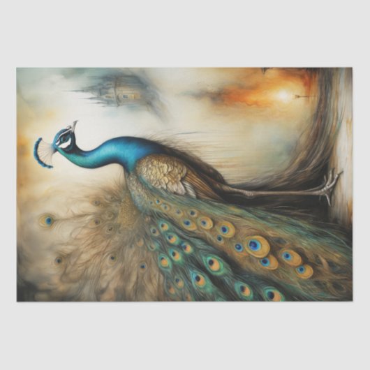 Regal Plumage - Decoupage - Tissuepapier (Voorkant)