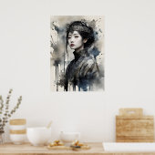 Regal Portrait of a Young woman Poster (Keuken)