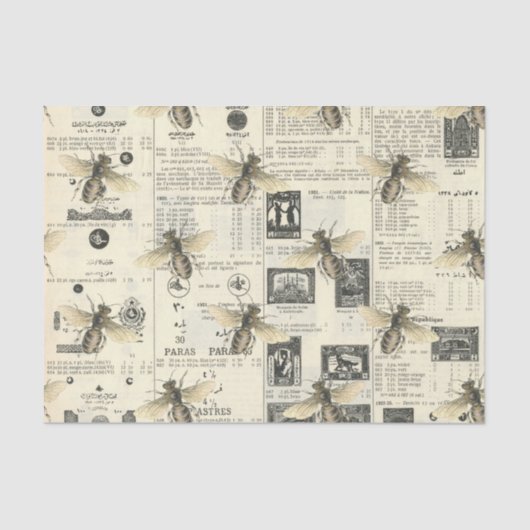 Regal Queen Bee over  Frans papier (Voorkant)