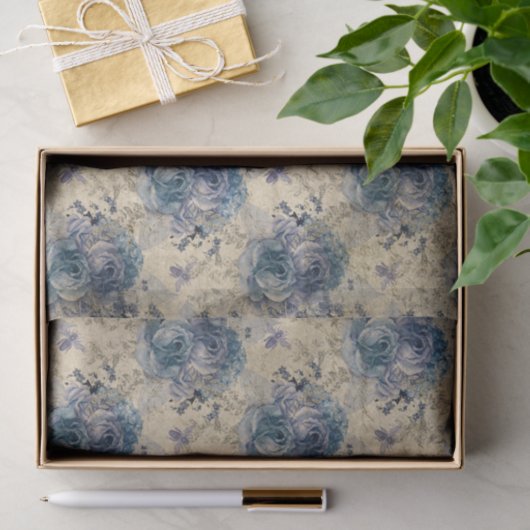 Regal Queen Bee W/Blue Rozen Tissuepapier (Geschenk)