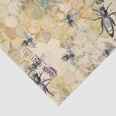 Regal Queen Bee W/Hive op Fench Postal Paper Tissuepapier (Detail)