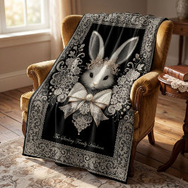 Regal Rabbit Heirloom Throw Blanket Deken