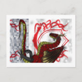 Regal Red Dragon Briefkaart (Voorkant)