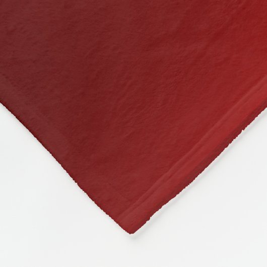 Regal Red Splash Fleece Deken (Hoek)