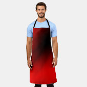 Regal Red Splash Schort (Gedragen)