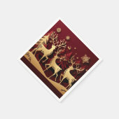 Regal Reindeer Ensemble – Paper-Cut Forest Servet (Hoek)