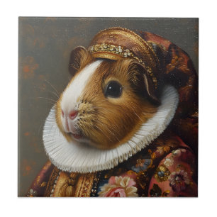 Regal Renaissance Cavia Portret Tegeltje