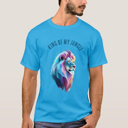 Regal Roar: Omarm je innerlijke koning T-shirt (Voorkant)
