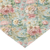 Regal Rococo sierlijke botanische Design Lange Tafelloper (Hoek)