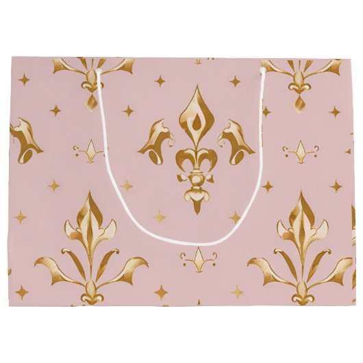 Regal Roos Gift Bag Groot Cadeauzakje (Achterkant)