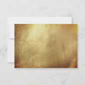 Regal Royal Pink & Gold Ethnic Wedding RSVP (Achterkant)