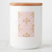 Regal Rozen glazen pot Voedselcontainer Etiket (Voorkant)