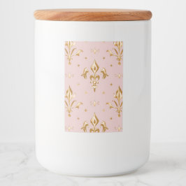 Regal Rozen glazen pot Voedselcontainer Etiket