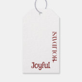 Regal Ruby: De rijkdom van rood Cadeaulabel (Achterkant)