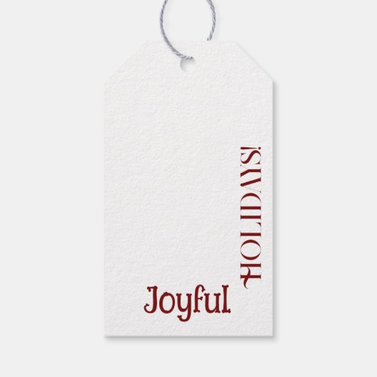 Regal Ruby: De rijkdom van rood Cadeaulabel (Achterkant)