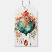 Regal Ruby en Verdant Green: A Fusion Red & Green Cadeaulabel (Voorkant)