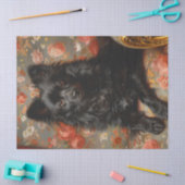 Regal Schipperke Dog Decoupage Tissuepapier (Craft)