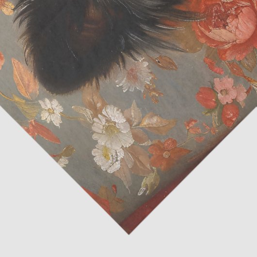 Regal Schipperke Dog Decoupage Tissuepapier (Detail)