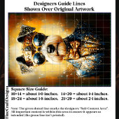 Regal Schnauzer Dog & Golden Crown EJ3 Decoupage Tissuepapier