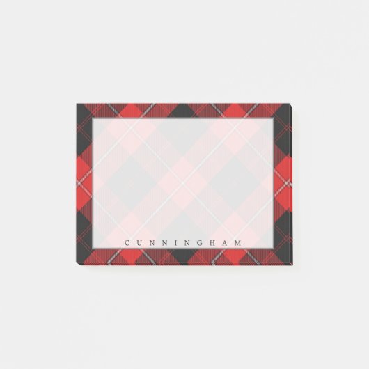 Regal Schotse Clan Cunningham Tartan Post-it® Notes (Voorkant)