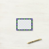 Regal Scottish Clan Blair Tartan Post-it® Notes (Op bureau)