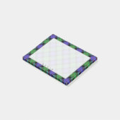 Regal Scottish Clan Blair Tartan Post-it® Notes (Schuin)