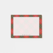 Regal Scottish Clan Bruce Tartan Post-it® Notes (Voorkant)
