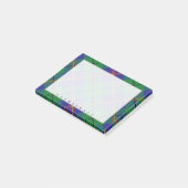 Regal Scottish Clan Carmichael Tartan Post-it® Notes (Schuin)
