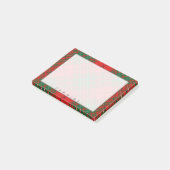Regal Scottish Clan Cumming Tartan Post-it® Notes (Schuin)