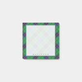 Regal Scottish Clan Davidson Tartan Post-it® Notes (Voorkant)