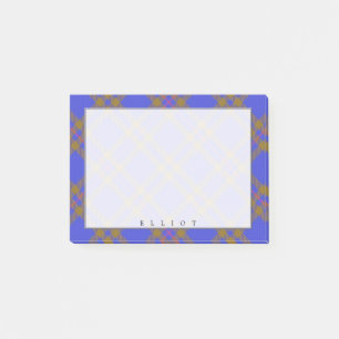Regal Scottish Clan Elliot Tartan Post-it® Notes