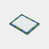 Regal Scottish Clan Fergusson Tartan Post-it® Notes (Schuin)
