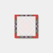 Regal Scottish Clan MacFarlane Tartan Post-it® Notes (Voorkant)