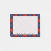 Regal Scottish Clan MacLachlan Tartan Post-it® Notes (Voorkant)