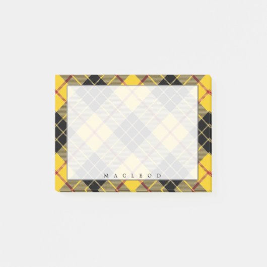 Regal Scottish Clan MacLeod of Lewis Tartan Post-it® Notes (Voorkant)