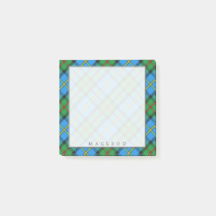 Regal Scottish Clan MacLeod van Harris Tartan Post-it® Notes