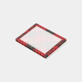 Regal Scottish Clan MacQueen Tartan Post-it® Notes (Schuin)