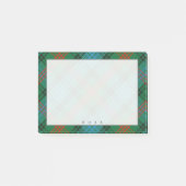 Regal Scottish Clan Ross Tartan Post-it® Notes (Voorkant)