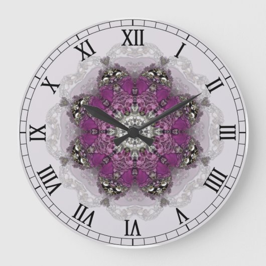 Regal Shades Kaleidoscope Clock Grote Klok (Voorkant)