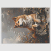 Regal Shiba Inu Decoupage Tissuepapier (Voorkant)
