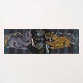 Regal Silver en Gold Griffins Yogamat (Achterkant (horizontaal))