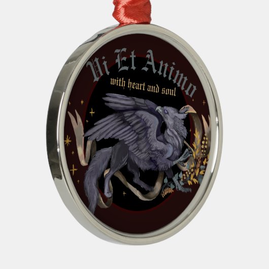 Regal Silver Griffin Ornament (Rechts)