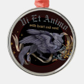 Regal Silver Griffin Ornament (Voorkant)