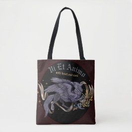 Regal Silver Griffin Tote Bag