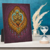 Regal Spirit Lion |  stam Mandala Roar Fotoplaat (Zijkant)