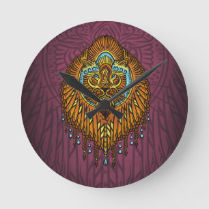 Regal Spirit Lion stam Mandala Roar Ronde Klok