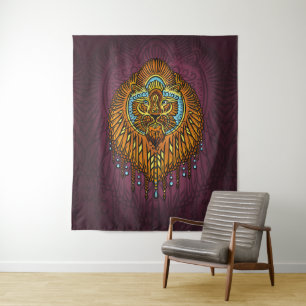 Regal Spirit Lion    stam Mandala Roar Wandkleed