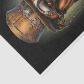 Regal Steampunk Bokser Hond Decoupage Rechts 117 Tissuepapier (Detail)