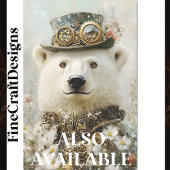 Regal Steampunk Polar Beer, Floral CA9 Decoupage Tissuepapier