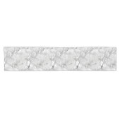 Regal Stone Vein Marble Texture Table Runner Korte Tafelloper (Horizontaal)